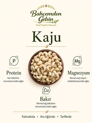 4 Çiğ Kajubilgi kartı