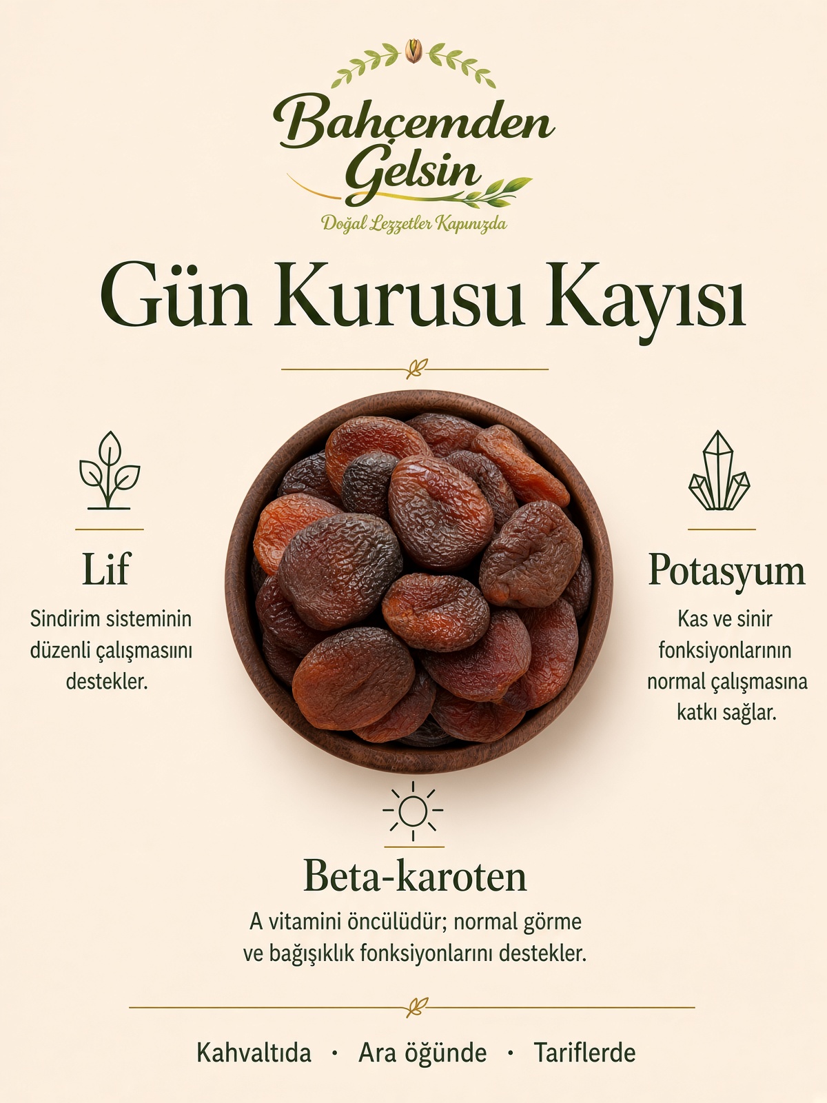 Gün Kurusu Kayısı bilgi kartı